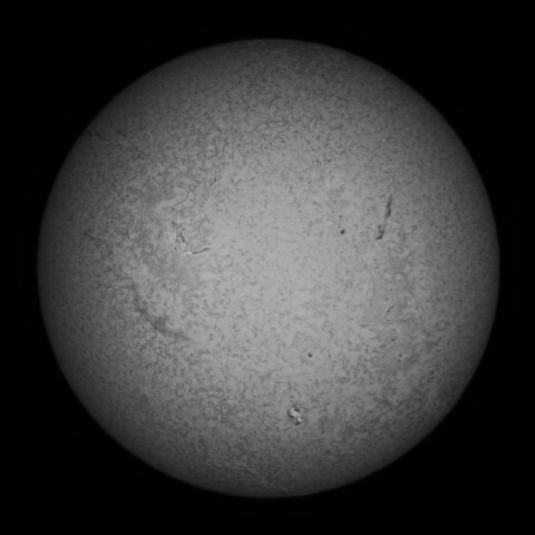 6/2夕方の太陽(Hα少し長波長側)