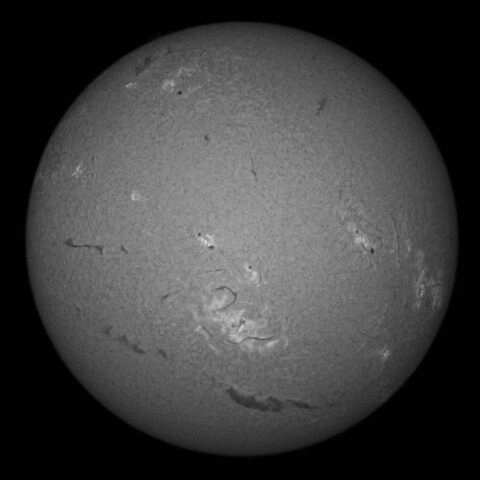 6/5朝の太陽(Hα中心付近)