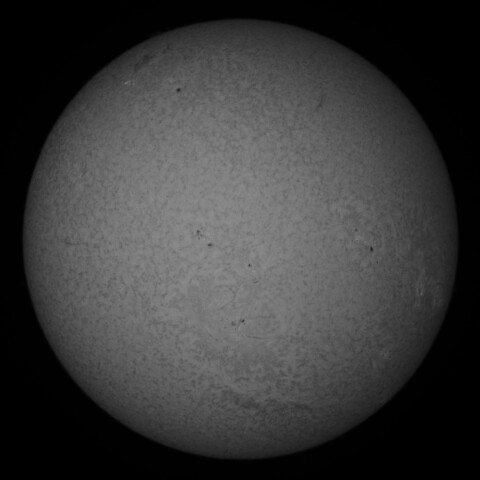 6/5朝の太陽(Hα少し長波長側)