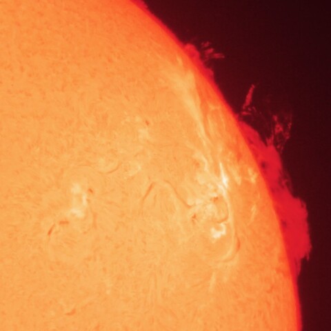 6/8の太陽(3697付近のM3.3～M9.7フレアに伴うCME①)