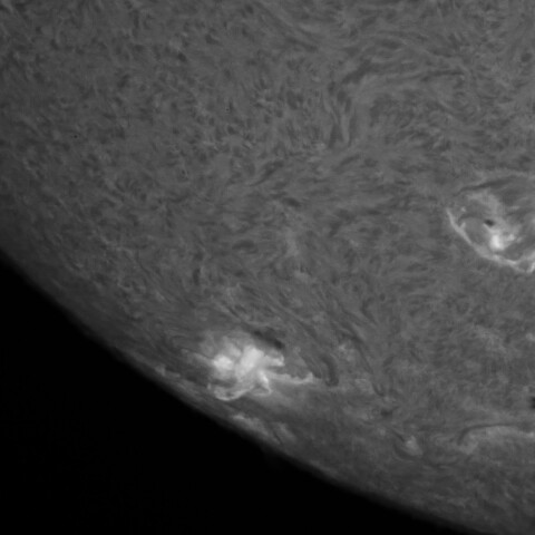 6/8の太陽(3709付近のM1.8フレア)