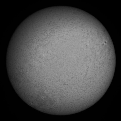 6/8の太陽(Hα少し短波長側)※PSTによるテスト