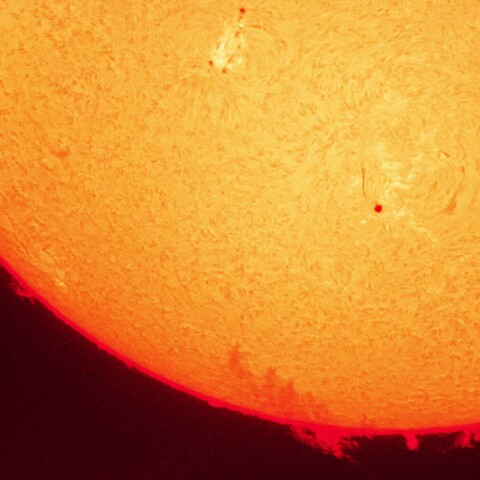 6/16の太陽(プロミネンス)