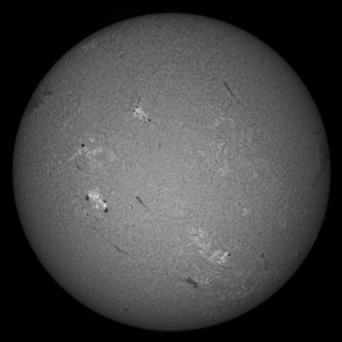 6/16の太陽(Hα中心付近)