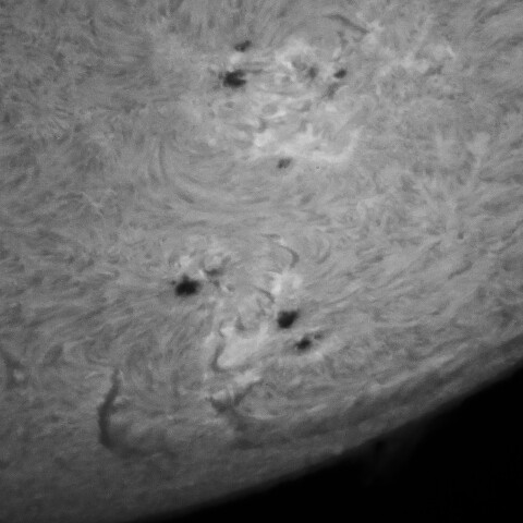 6/21昼の太陽(3712、3713付近)