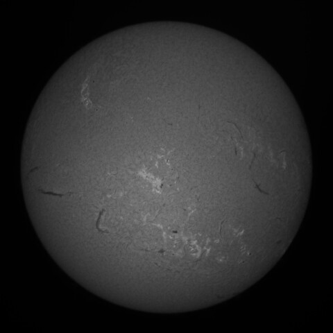 7/2朝の太陽(Hα中心付近)