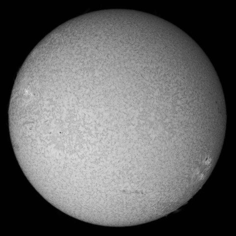 7/7朝の太陽(Hα少し長波長側)