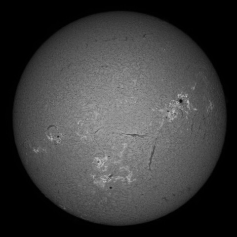 7/13の太陽(Hα中心付近)