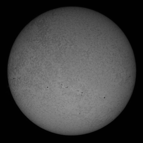 7/21朝の太陽(Hα少し短波長側)