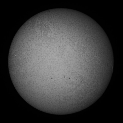 7/22朝の太陽(Hα少し長波長側)