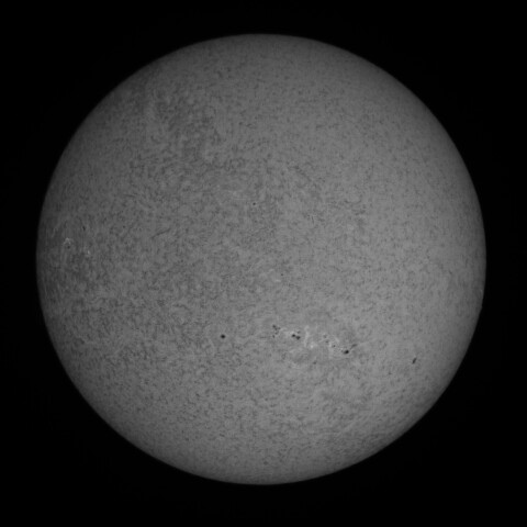 7/22朝の太陽(Hα少し短波長側)