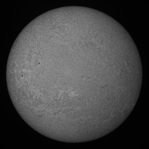 7/26朝の太陽(Hα少し短波長側)