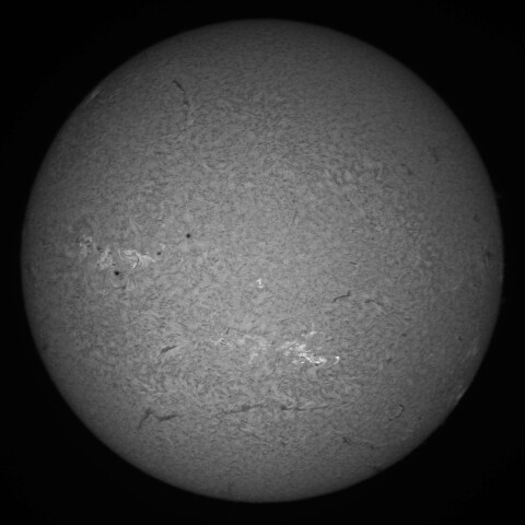 7/27朝の太陽(Hα中心付近)