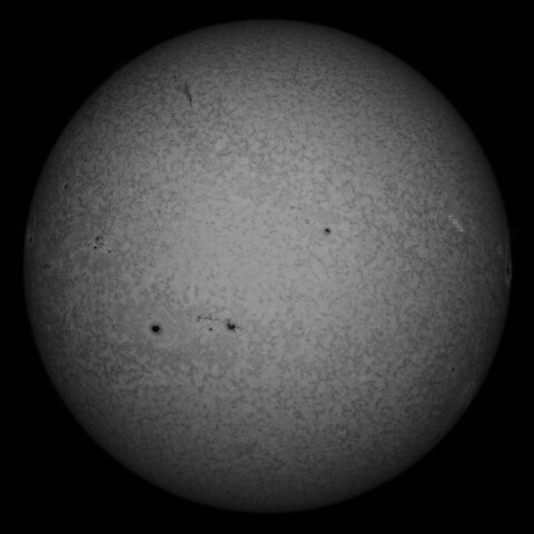 8/21の太陽(Hα少し長波長側)