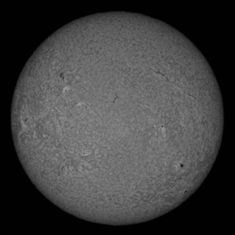 8/30朝の太陽(Hα少し短波長側)