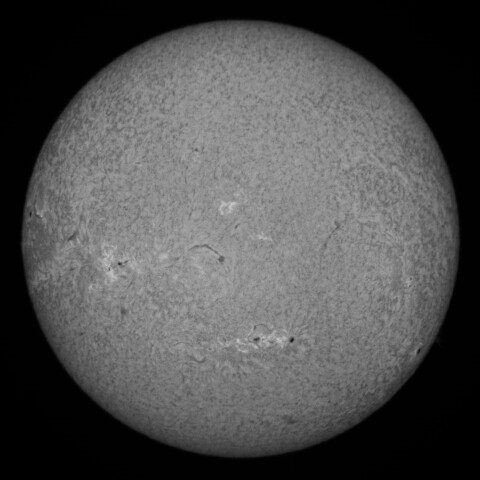 9/1朝の太陽(Hα少し短波長側)