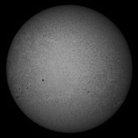 9/5朝の太陽(Hα中心付近)