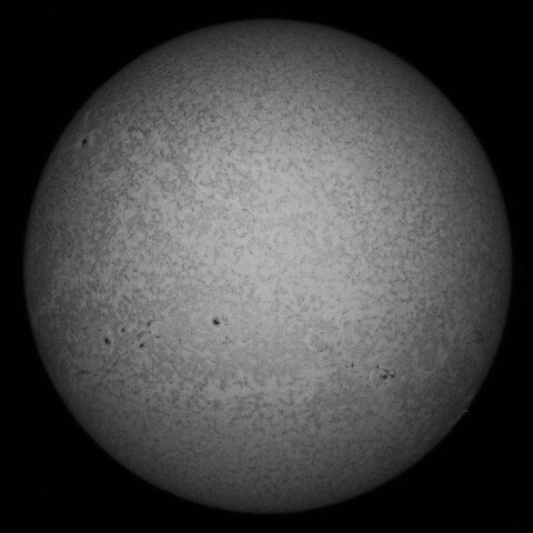 9/6朝の太陽(Hα少し長波長側)