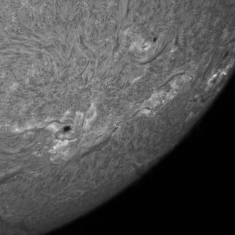 9/12朝の太陽(3815～3811付近黒点群)