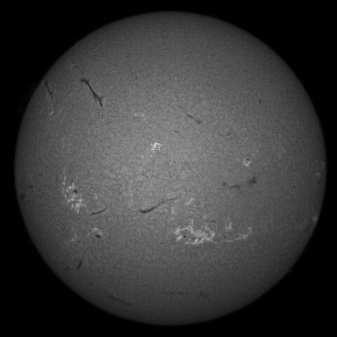 9/20朝の太陽(Hα中心付近)