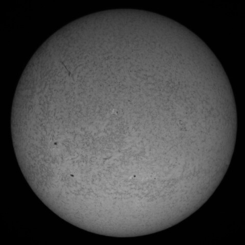 9/20朝の太陽(Hα少し短波長側)