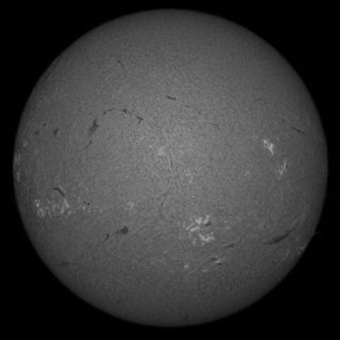 9/24朝の太陽(Hα中心付近)