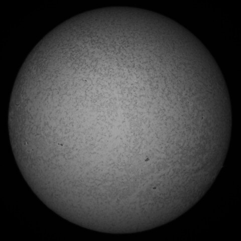 9/24朝の太陽(Hα少し長波長側)