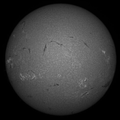 9/25朝の太陽(Hα中心付近)