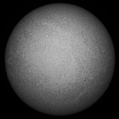 9/25朝の太陽(Hα少し長波長側)