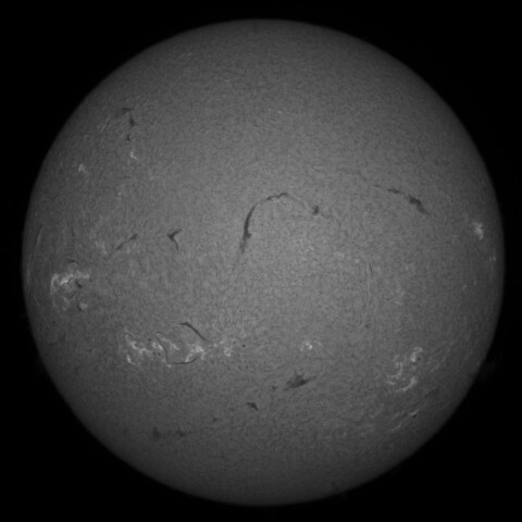 9/26朝の太陽(Hα中心付近)