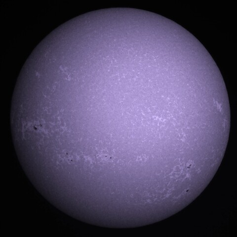 9/26朝の太陽(CaK)※8ｃｍ　Ｆ15アクロマートのテスト