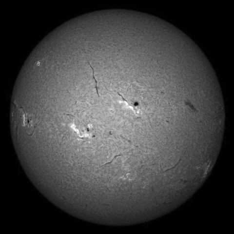 10/9朝の太陽(Hα中心付近)