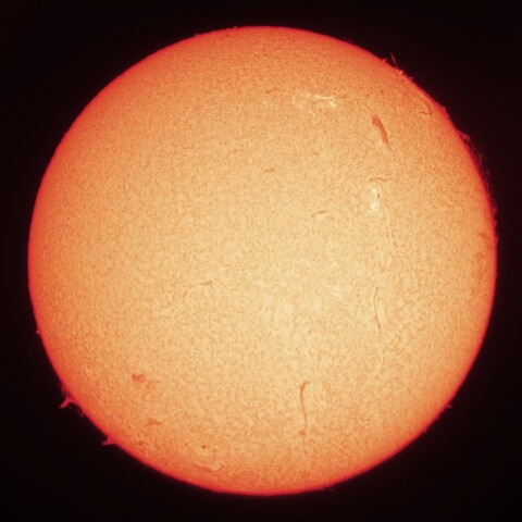 10/20朝の太陽(カラーにて)