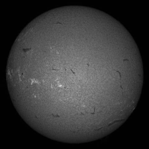 10/24朝の太陽(Hα中心付近)