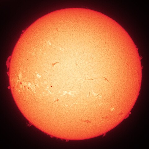 10/26午後の太陽(Hαカラーにて)