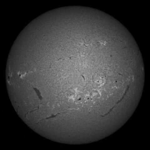 10/30昼の太陽(Hα中心付近)
