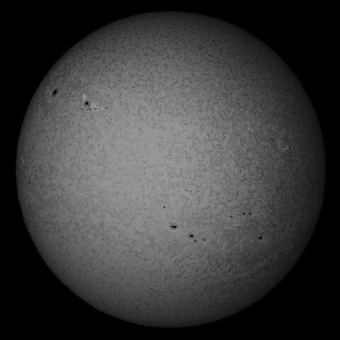 10/31朝の太陽(Hα少し長波長側)