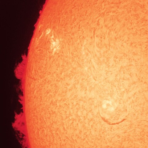 11/3朝の太陽(プロミネンス①)