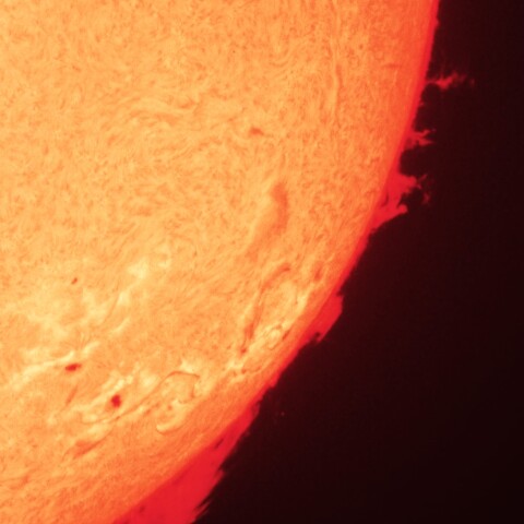 11/3朝の太陽(プロミネンス②)