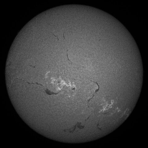 11/13朝の太陽(Hα中心付近)