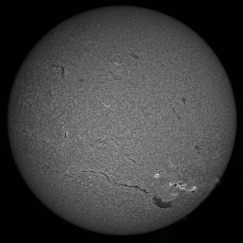 11/17朝の太陽(Hα中心付近)