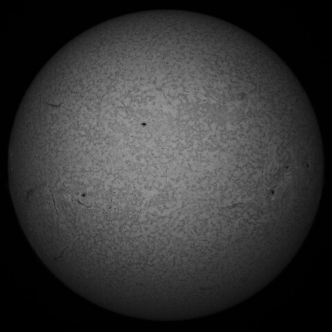 12/2昼の太陽(Hα少し長波長側)