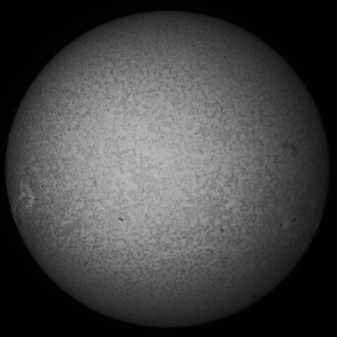 12/20昼の太陽(Hα少し長波長側)