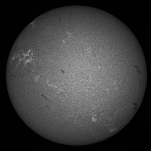 12/21午後の太陽(Hα中心付近)