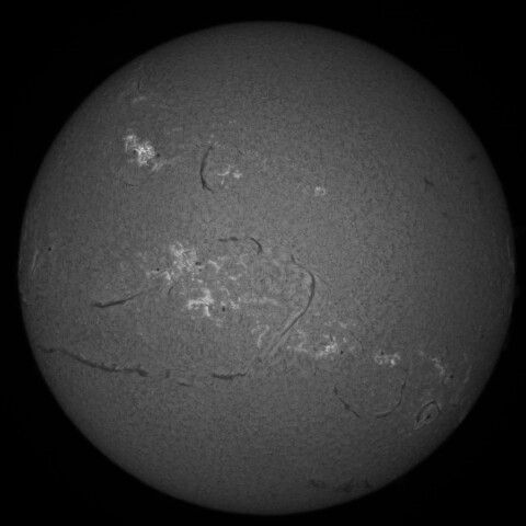1/5午後の太陽(Hα中心付近)
