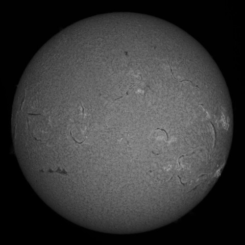 1/26午後の太陽(Hα中心付近)