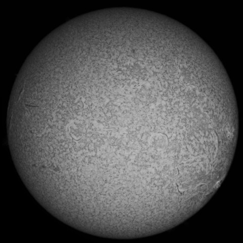1/26午後の太陽(Hα少し長波長側)