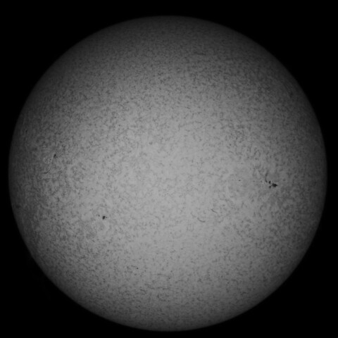 3/10朝の太陽(Hα少し長波長側)