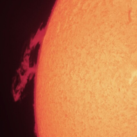 3/10朝の太陽(プロミネンス)