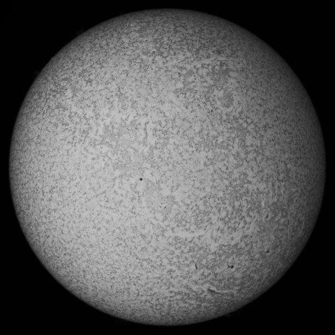 3/20朝の太陽(Hα少し長波長側)